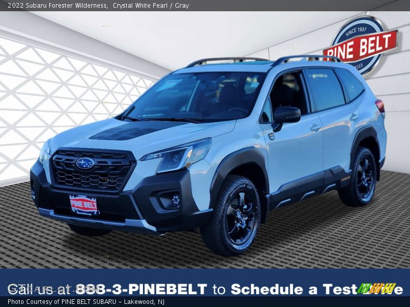 Crystal White Pearl / Gray 2022 Subaru Forester Wilderness