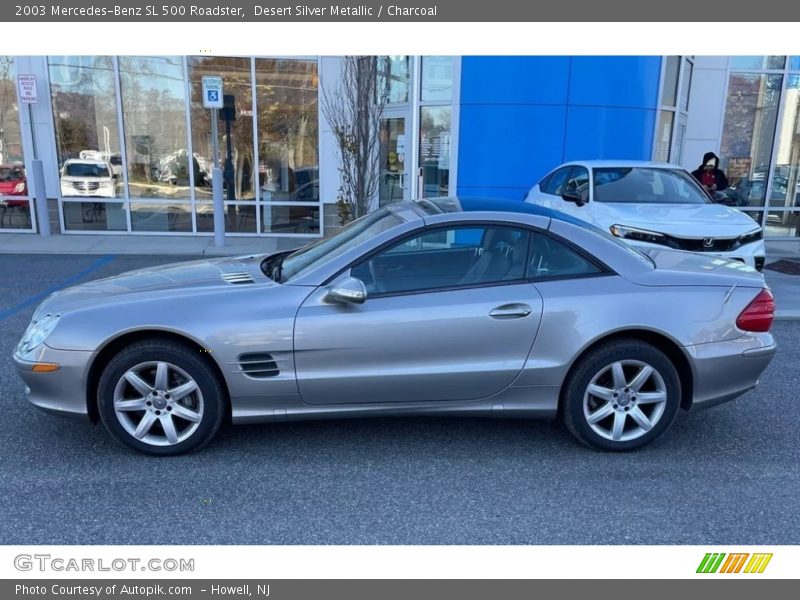 Desert Silver Metallic / Charcoal 2003 Mercedes-Benz SL 500 Roadster