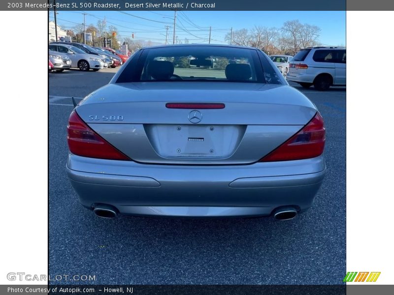 Desert Silver Metallic / Charcoal 2003 Mercedes-Benz SL 500 Roadster