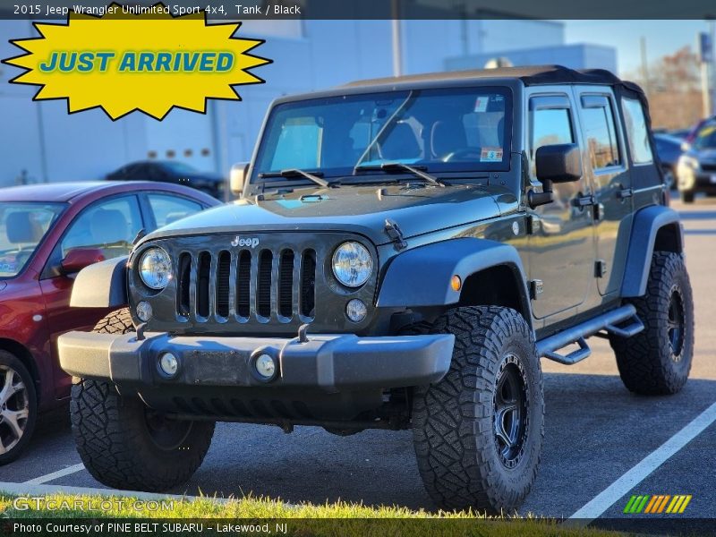 Tank / Black 2015 Jeep Wrangler Unlimited Sport 4x4