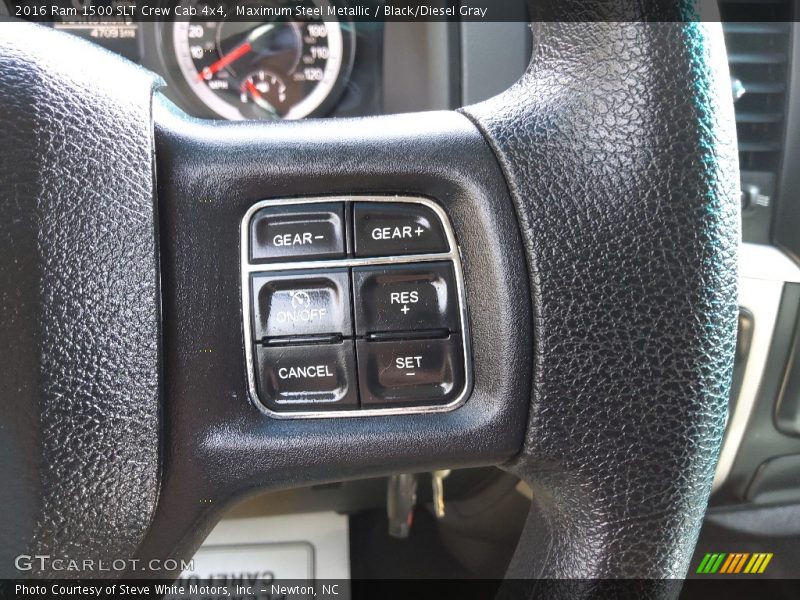 Maximum Steel Metallic / Black/Diesel Gray 2016 Ram 1500 SLT Crew Cab 4x4
