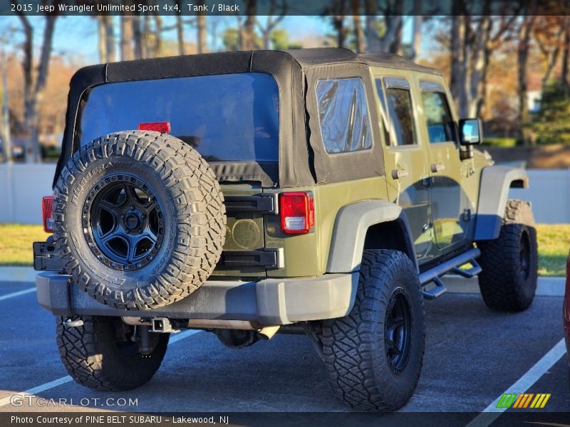 Tank / Black 2015 Jeep Wrangler Unlimited Sport 4x4