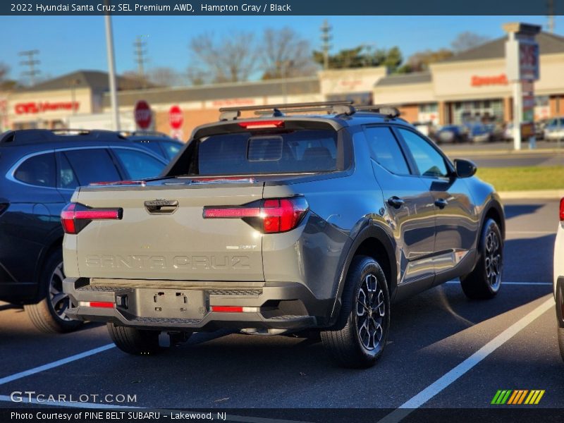 Hampton Gray / Black 2022 Hyundai Santa Cruz SEL Premium AWD