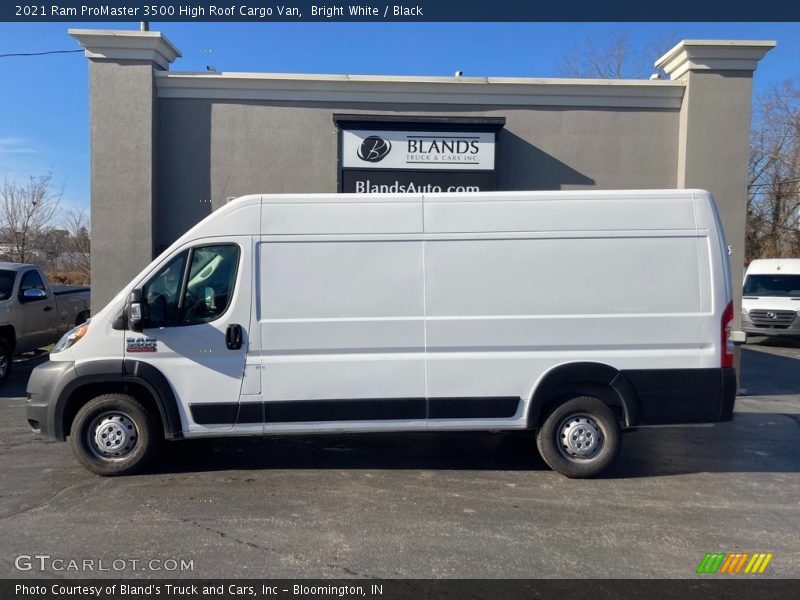Bright White / Black 2021 Ram ProMaster 3500 High Roof Cargo Van
