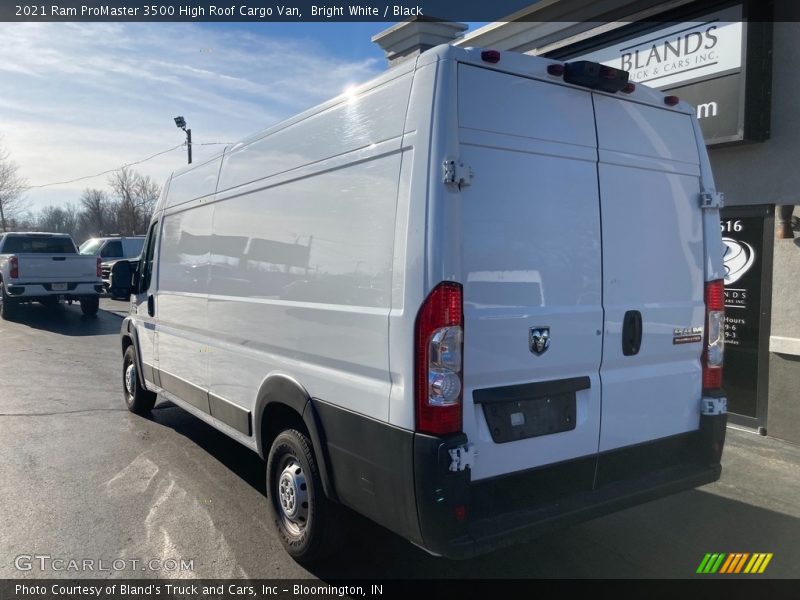 Bright White / Black 2021 Ram ProMaster 3500 High Roof Cargo Van