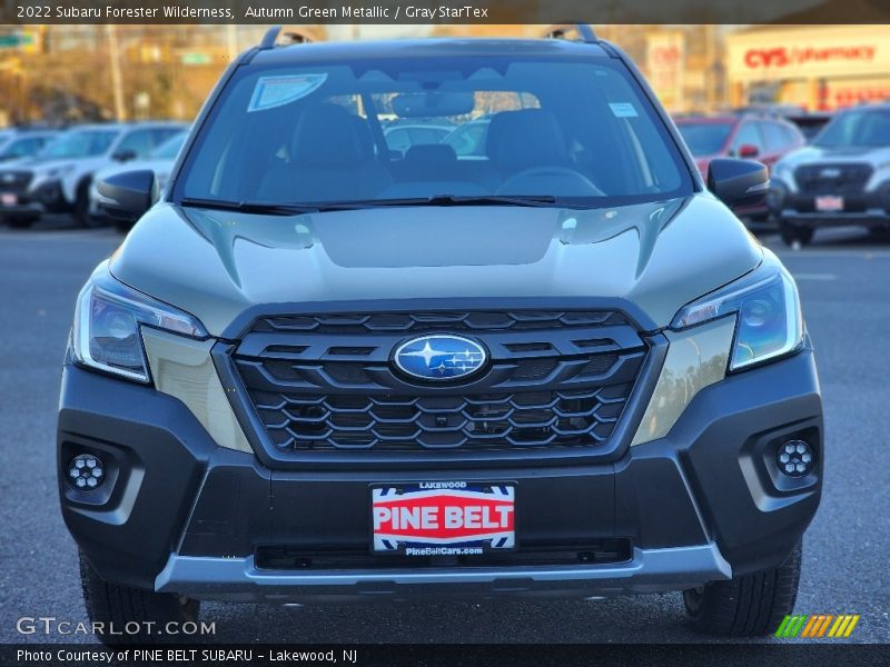 Autumn Green Metallic / Gray StarTex 2022 Subaru Forester Wilderness