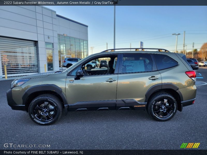 Autumn Green Metallic / Gray StarTex 2022 Subaru Forester Wilderness