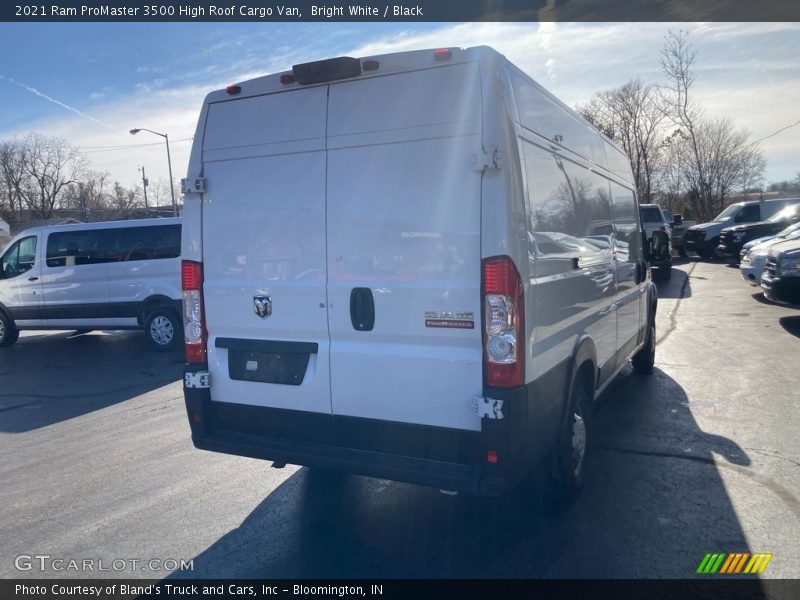 Bright White / Black 2021 Ram ProMaster 3500 High Roof Cargo Van