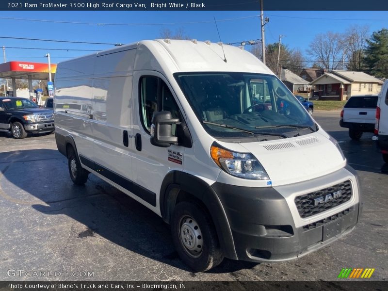 Bright White / Black 2021 Ram ProMaster 3500 High Roof Cargo Van