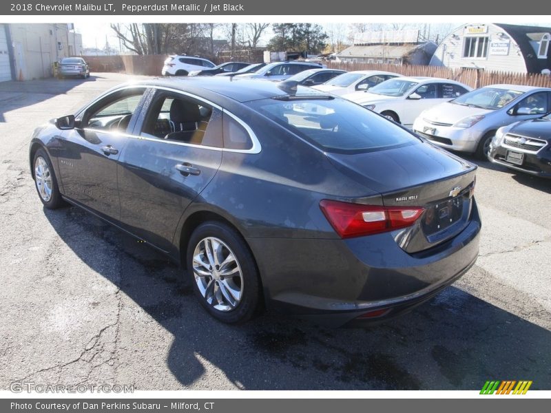Pepperdust Metallic / Jet Black 2018 Chevrolet Malibu LT