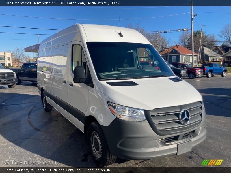 Arctic White / Black 2021 Mercedes-Benz Sprinter 2500 Cargo Van