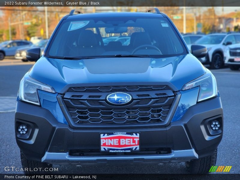 Geyser Blue / Black 2022 Subaru Forester Wilderness