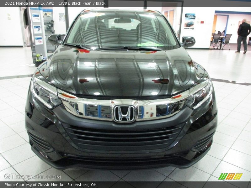 Crystal Black Pearl / Black 2021 Honda HR-V LX AWD