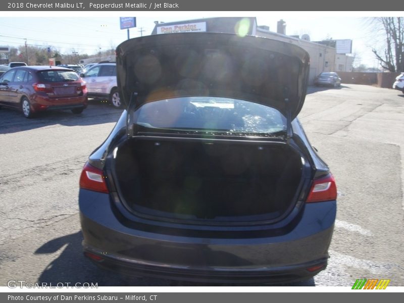 Pepperdust Metallic / Jet Black 2018 Chevrolet Malibu LT