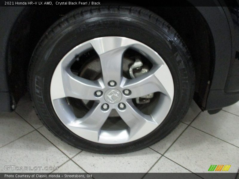 Crystal Black Pearl / Black 2021 Honda HR-V LX AWD