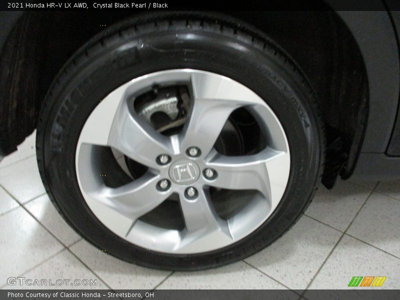 Crystal Black Pearl / Black 2021 Honda HR-V LX AWD