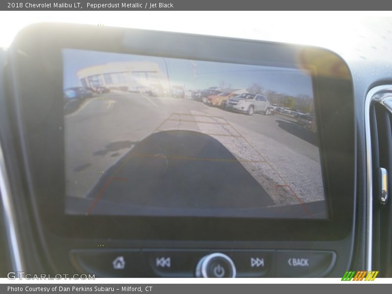 Pepperdust Metallic / Jet Black 2018 Chevrolet Malibu LT