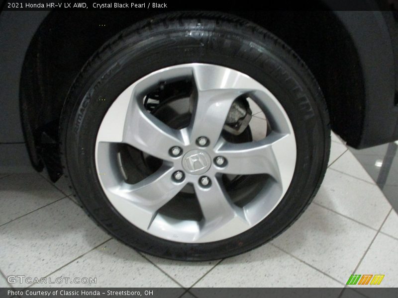 Crystal Black Pearl / Black 2021 Honda HR-V LX AWD