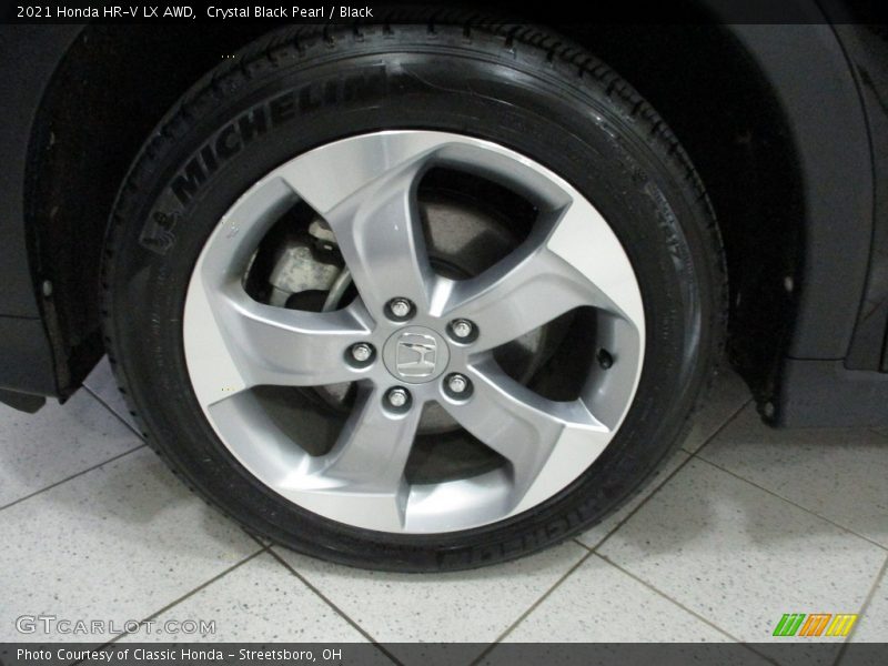 Crystal Black Pearl / Black 2021 Honda HR-V LX AWD