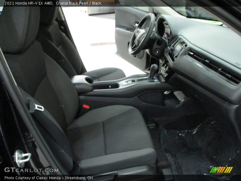 Crystal Black Pearl / Black 2021 Honda HR-V LX AWD