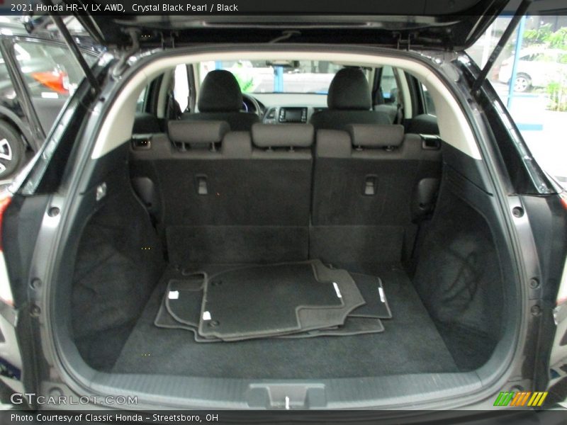Crystal Black Pearl / Black 2021 Honda HR-V LX AWD