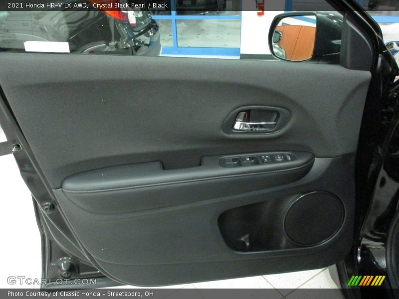 Crystal Black Pearl / Black 2021 Honda HR-V LX AWD
