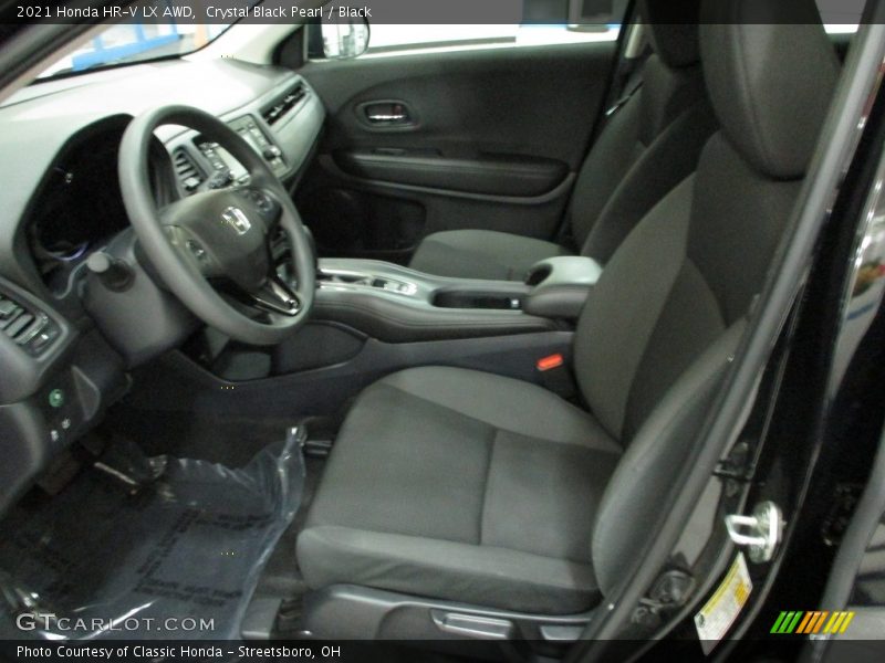 Crystal Black Pearl / Black 2021 Honda HR-V LX AWD