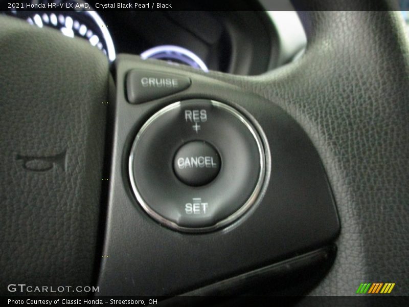Crystal Black Pearl / Black 2021 Honda HR-V LX AWD