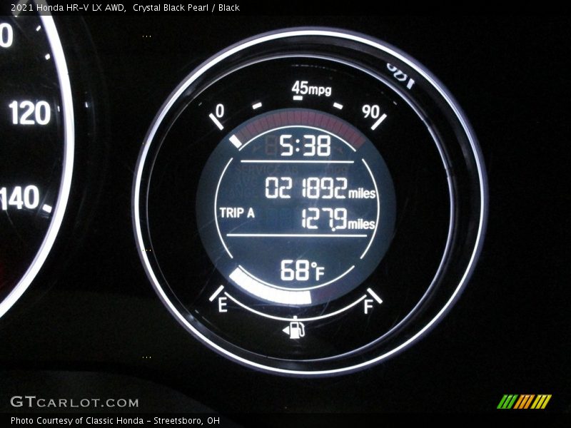 Crystal Black Pearl / Black 2021 Honda HR-V LX AWD