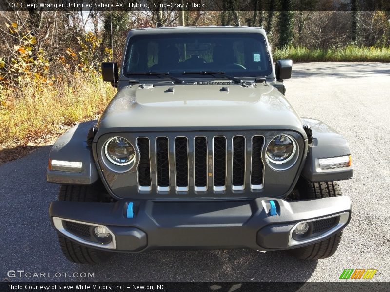 Sting-Gray / Black 2023 Jeep Wrangler Unlimited Sahara 4XE Hybrid