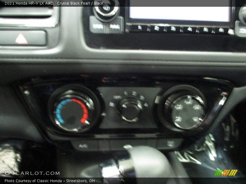 Crystal Black Pearl / Black 2021 Honda HR-V LX AWD