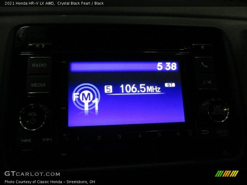 Crystal Black Pearl / Black 2021 Honda HR-V LX AWD