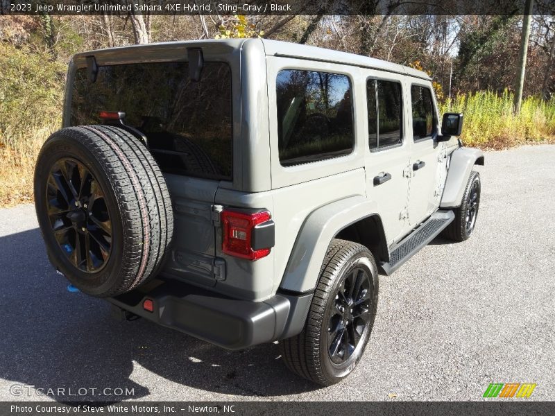 Sting-Gray / Black 2023 Jeep Wrangler Unlimited Sahara 4XE Hybrid