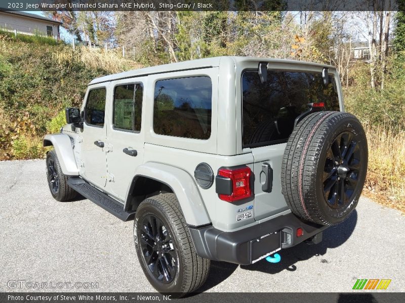 Sting-Gray / Black 2023 Jeep Wrangler Unlimited Sahara 4XE Hybrid