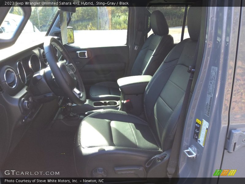 Sting-Gray / Black 2023 Jeep Wrangler Unlimited Sahara 4XE Hybrid