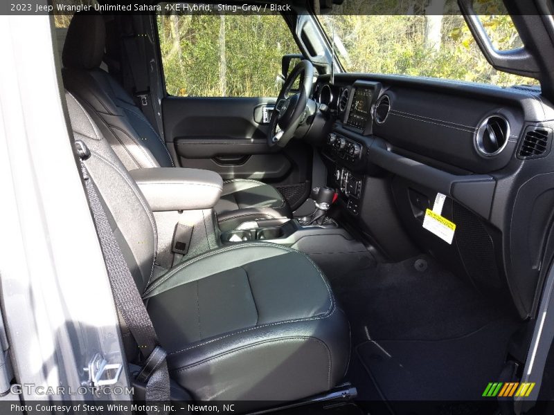 Sting-Gray / Black 2023 Jeep Wrangler Unlimited Sahara 4XE Hybrid