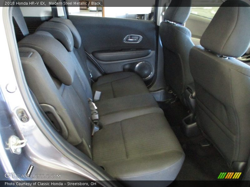 Modern Steel Metallic / Black 2018 Honda HR-V EX