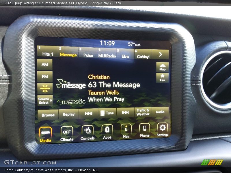 Sting-Gray / Black 2023 Jeep Wrangler Unlimited Sahara 4XE Hybrid
