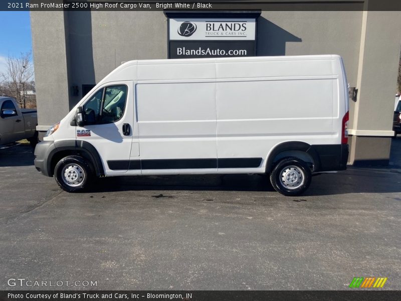 Bright White / Black 2021 Ram ProMaster 2500 High Roof Cargo Van