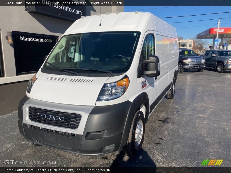Bright White / Black 2021 Ram ProMaster 2500 High Roof Cargo Van
