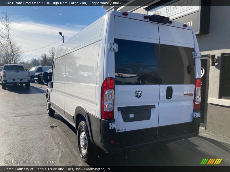 Bright White / Black 2021 Ram ProMaster 2500 High Roof Cargo Van