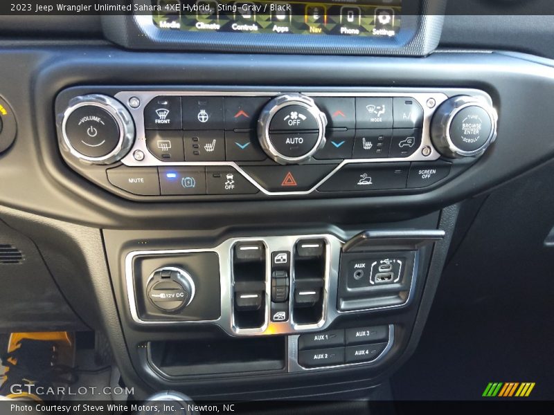 Sting-Gray / Black 2023 Jeep Wrangler Unlimited Sahara 4XE Hybrid