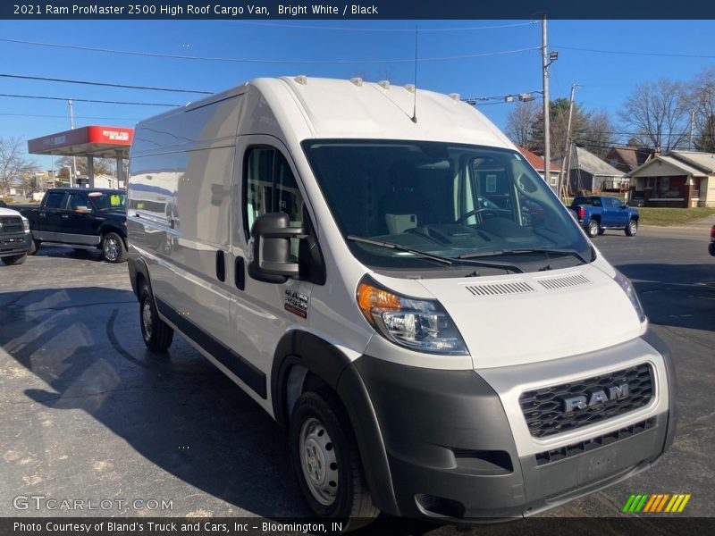 Bright White / Black 2021 Ram ProMaster 2500 High Roof Cargo Van