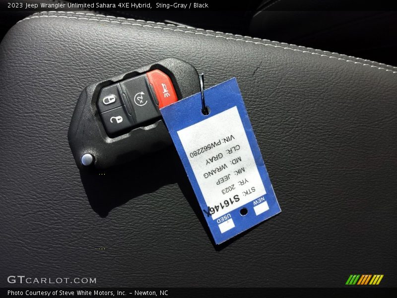 Sting-Gray / Black 2023 Jeep Wrangler Unlimited Sahara 4XE Hybrid