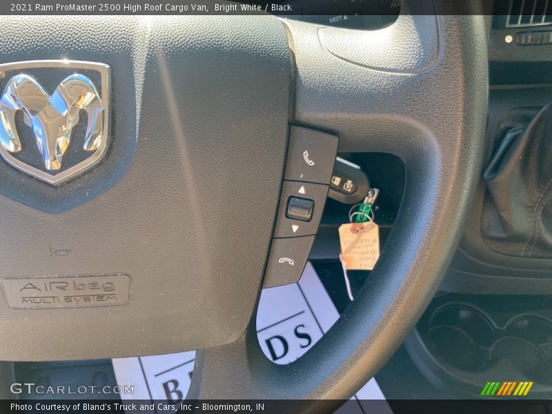 Bright White / Black 2021 Ram ProMaster 2500 High Roof Cargo Van