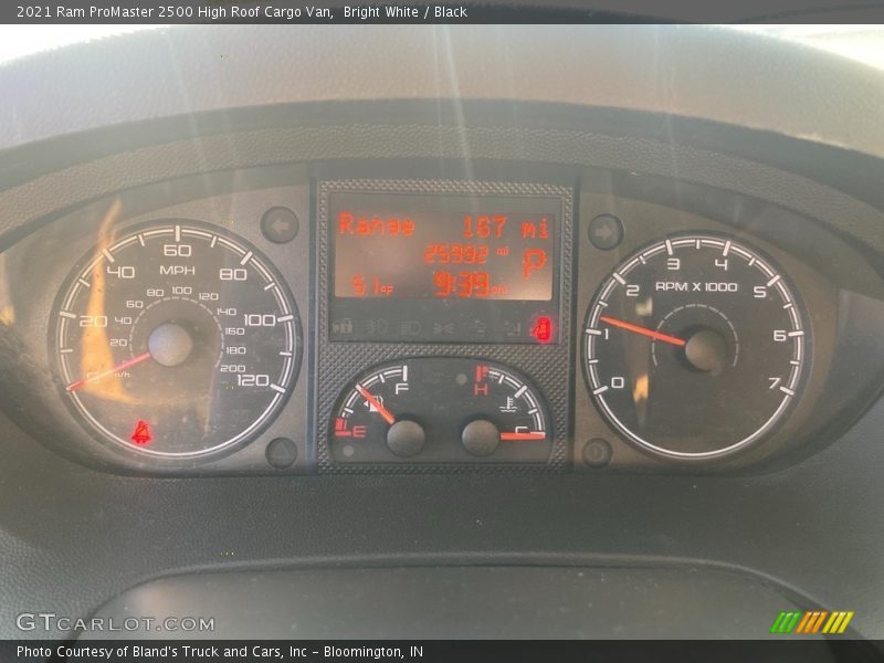 Bright White / Black 2021 Ram ProMaster 2500 High Roof Cargo Van