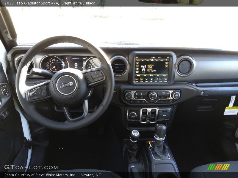 Bright White / Black 2023 Jeep Gladiator Sport 4x4