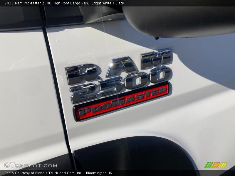 Bright White / Black 2021 Ram ProMaster 2500 High Roof Cargo Van