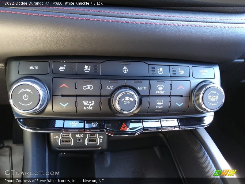 Controls of 2022 Durango R/T AWD