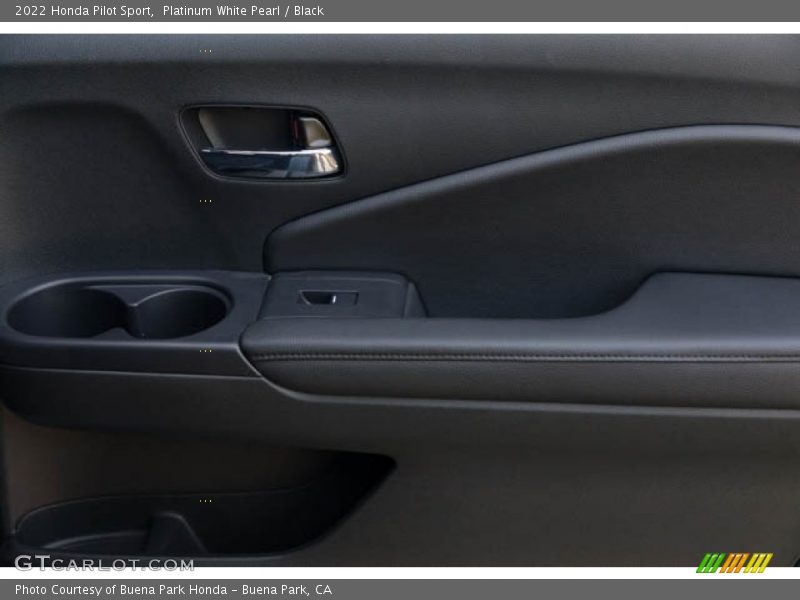 Platinum White Pearl / Black 2022 Honda Pilot Sport